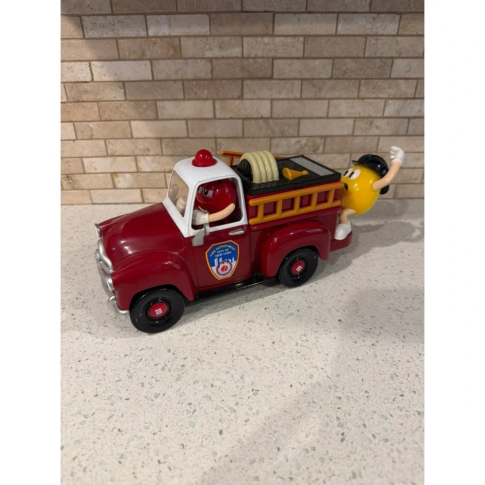 Vintage M&M‎ Reds Firehouse Candy Dispenser Truck